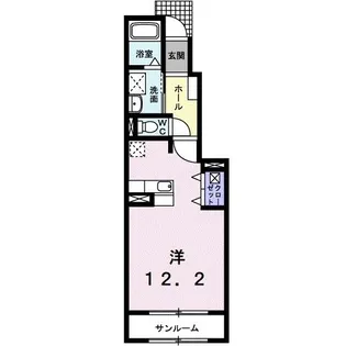 新潟県小千谷市城内3【アパート】の間取り