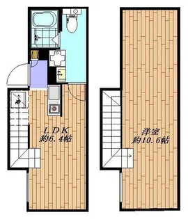 Flat K KASUYAの間取り