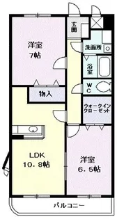ベル・アンジュ【6階】の間取り