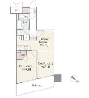 東京都文京区小日向4【マンション】の間取り