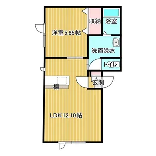 アルファーメゾン【2階】の間取り