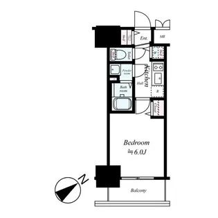 プレサンス塚本駅前【10階】の間取り