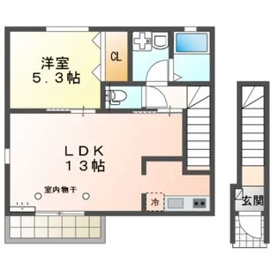 Lien(リアン)B【2階】の間取り