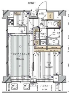 メインステージ多摩川III【2階】の間取り