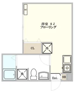 ブライトコート(内見可能)【2階】の間取り