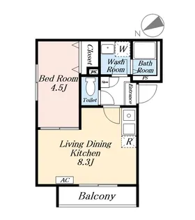 西原2丁目新築アパート【1階】の間取り