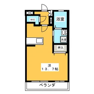 ミュゼ草薙【5階】の間取り