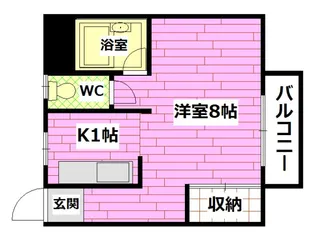 コーポ藤村【2階】の間取り