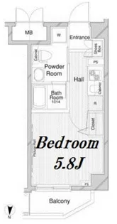 メインステージ錦糸町II【3階】の間取り