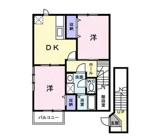 エステートヒルズ【2階】の間取り