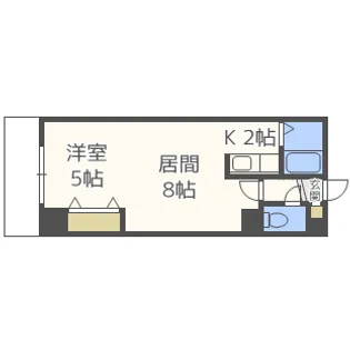 ミラバ豊平【10階】の間取り
