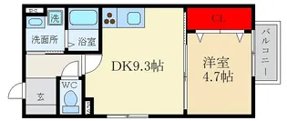 イリスコート忍ケ丘III【2階】の間取り