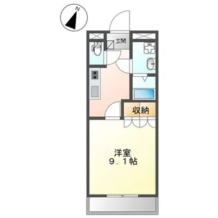 小野ロイヤルハイツ【1階】の間取り