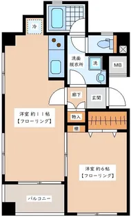 アロンスクエア【2階】の間取り