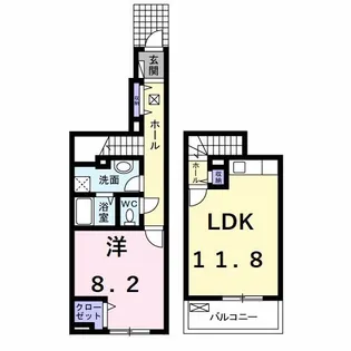 グレース ヒル I【1階】の間取り