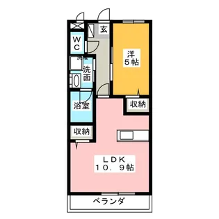 III・ベル【1階】の間取り