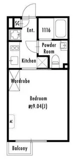 プライマル下北沢代沢【2階】の間取り