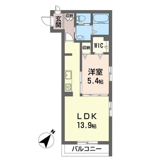 ウィストリア【2階】の間取り