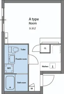 M-1 Tokyo 西糀谷3【1階】の間取り