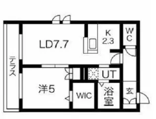 PISO ARCE Shinagawa(ピソアルセシナガワ)【4階】の間取り