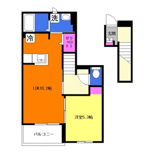 リジエールI【2階】の間取り