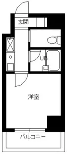 スカイコート日本橋人形町第2【5階】の間取り