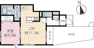 アーバンドエル駒込【1階】の間取り