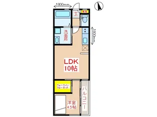 STRADA B棟【1階】の間取り