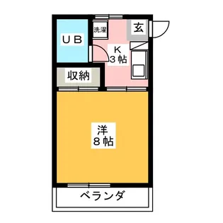 マインズ枡形【1階】の間取り