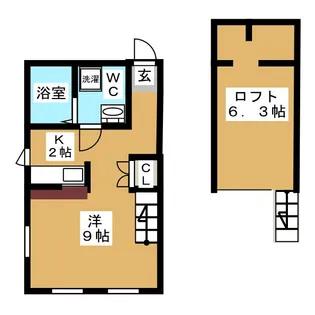 プリマクリージュ【2階】の間取り