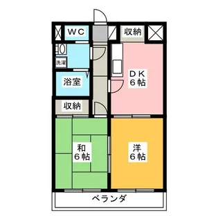 南浦和岡昭マンション【3階】の間取り