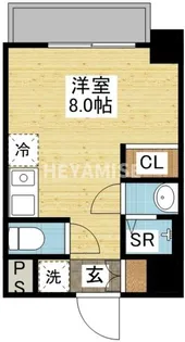 デ・クメール中川【10階】の間取り