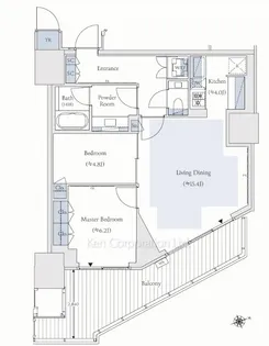 TAKANAWA GATEWAY CITY RESIDENCE【5階】の間取り