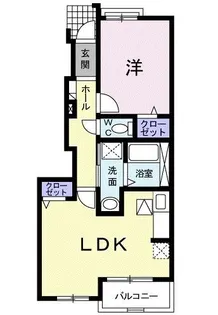 アンセリウムB【1階】の間取り