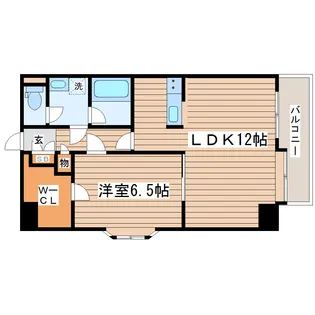 チェルボ北五番丁【1階】の間取り
