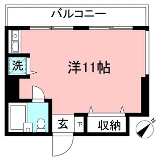 ロワジール多摩川【2階】の間取り