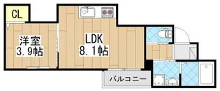 Muse Zio III【1階】の間取り