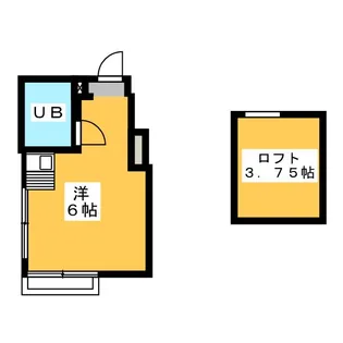 藤パレス井の頭B号館【1階】の間取り