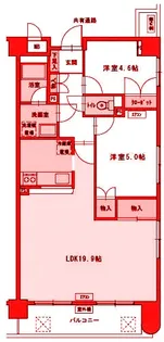藤和シティホームズ大和駅前【11階】の間取り