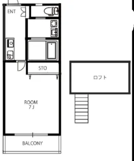 アーバングレース弐番館【2階】の間取り