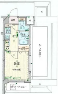 プレール・ドゥーク馬込駅前【6階】の間取り