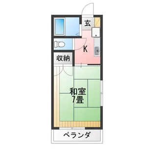 ドミール石栄【2階】の間取り