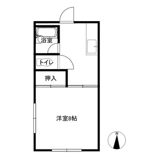 エスポワール・優【2階】の間取り