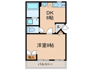 ル-・エ-ベル武庫之荘【1階】の間取り