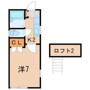 PW-HARAGIWA【2階】の間取り