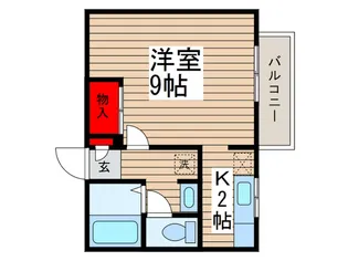 SHIMIZUハイツ【2階】の間取り
