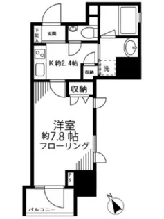 ファインクレスト護国寺【3階】の間取り