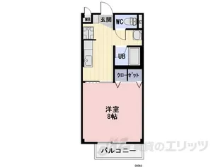 SurplusIハピネスB【2階】の間取り