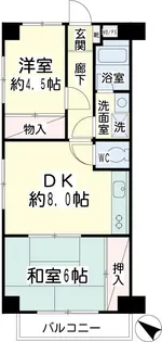 グリーンハイツ平安【3階】の間取り