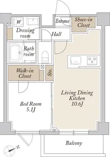 ORSUS新江古田【1階】の間取り